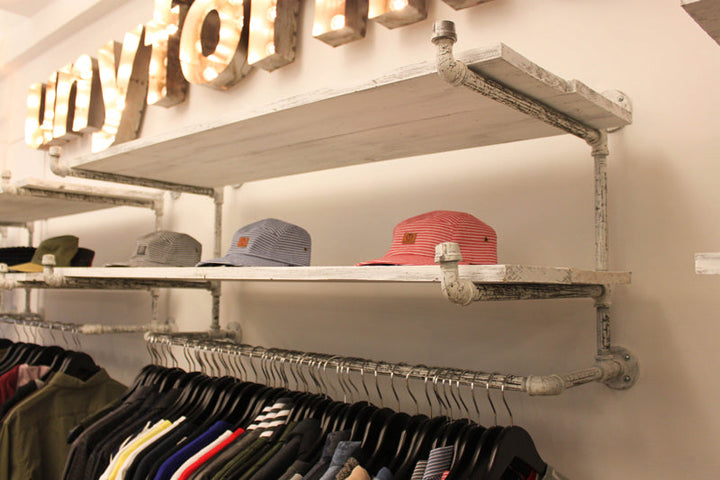 Unyforme Showroom Double Hanging Shelf