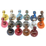 Rustic Pipe Wall Hooks – Handmade in Custom Colors