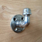 Chrome bathroom hook and hanger set