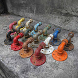 Rustic Pipe Wall Hooks – Handmade in Custom Colors