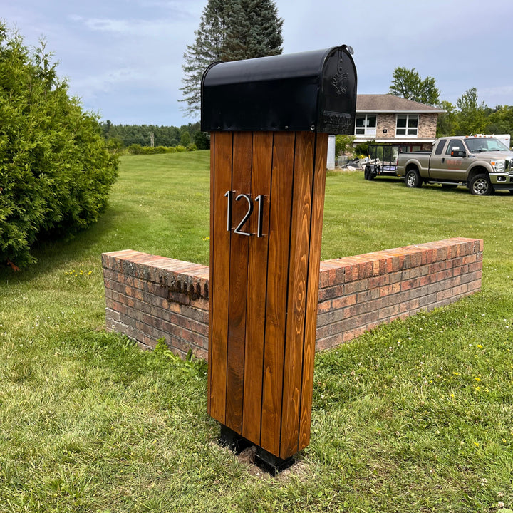 Custom Cypress Mailbox for a Neighbor