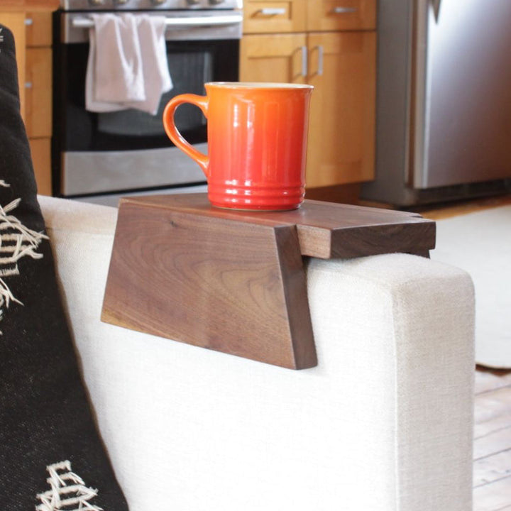 Saddle Trays: A Simple Solution for Couch-Arm Drinks
