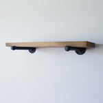 Wood Shelf With Brackets