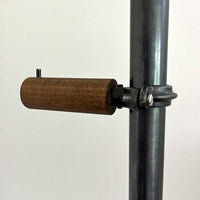 Clamp-On Wooden Hook for Steel Pipe Racks
