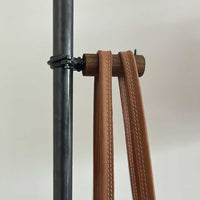 Clamp-On Wooden Hook for Steel Pipe Racks