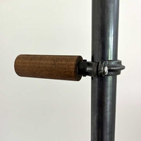 Clamp-On Wooden Hook for Steel Pipe Racks