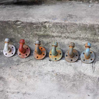 Rustic Pipe Wall Hooks – Handmade in Custom Colors