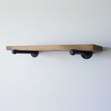 Wood Shelf With Brackets