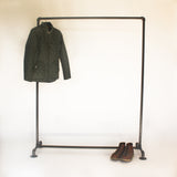 Industrial Clothing Rack no casters