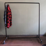 Industrial Clothing Rack no casters