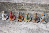 Rustic hooks using black pipe