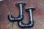 Heavy duty rubber coated bike hooks to hang bike from ceiling 